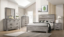 Elements International Millers Cove Queen Panel Bed in Gray MC300QB - Faith Furniture (Manhattan, KS)