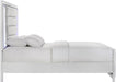 Elements International Moondance Queen Panel Bed in White - Faith Furniture (Manhattan, KS)