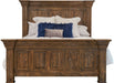 Elements International Olivia Brown Queen Panel Bed - Faith Furniture (Manhattan, KS)