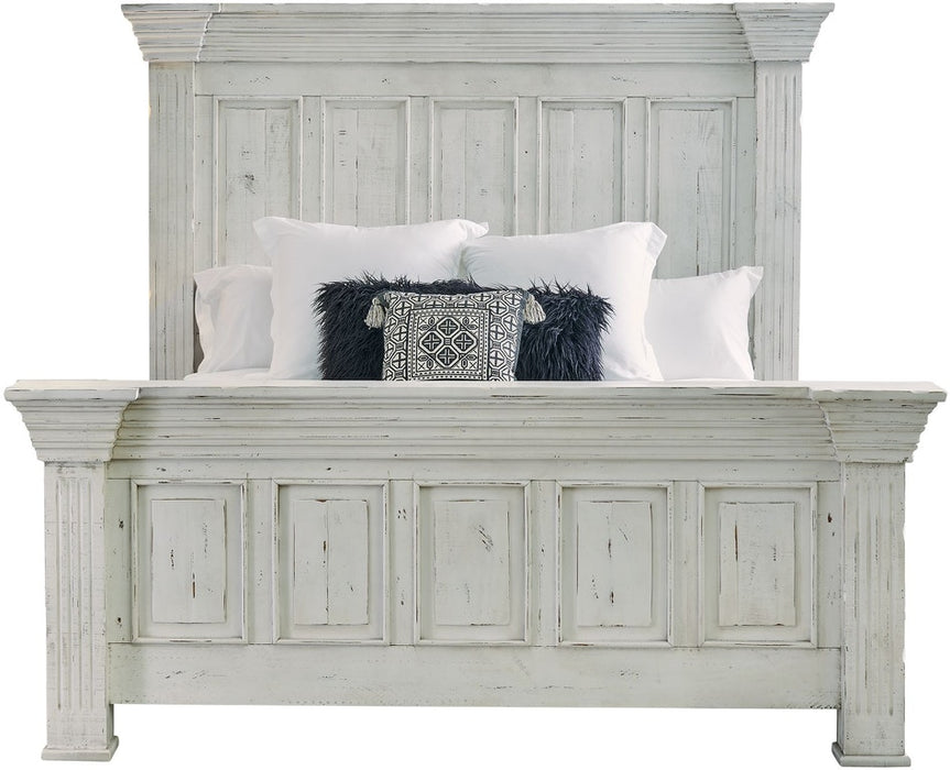Elements International Olivia White Queen Panel Bed - Faith Furniture (Manhattan, KS)