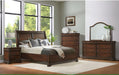 Elements International Phillipe Queen Panel Bed in Brown - Faith Furniture (Manhattan, KS)