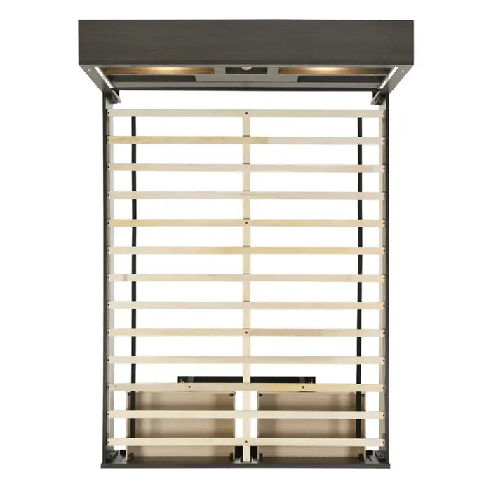Elements International Sasha King Music Bed in Charcoal - Faith Furniture (Manhattan, KS)
