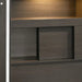 Elements International Sasha Queen Music Bed in Charcoal - Faith Furniture (Manhattan, KS)