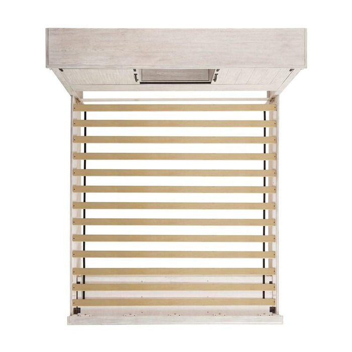 Elements International Scott King Platform Storage Bed in White - Faith Furniture (Manhattan, KS)