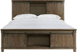 Elements International Scott Queen Platform Storage Bed in Dark - Faith Furniture (Manhattan, KS)