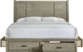 Elements International Sullivan Queen Storage Bed in Drift Grey - Faith Furniture (Manhattan, KS)