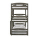 Elements International Trey Twin Over Twin Over Twin Bunk Bed in Wire Brushed Grey - Faith Furniture (Manhattan, KS)