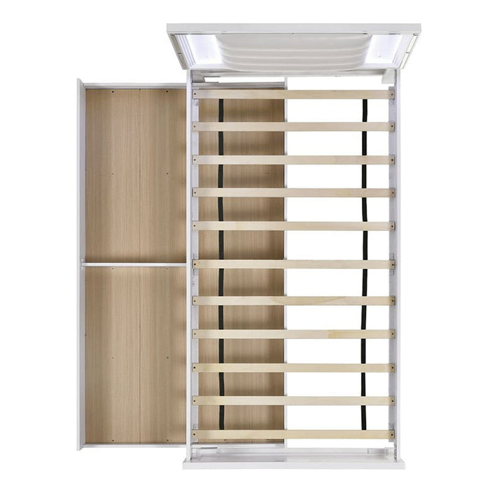 Elements International Twenty Nine Youth Full Panel Bed in White - Faith Furniture (Manhattan, KS)