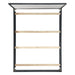 Elements International Versailles King Upholstered Panel Bed in Black - Faith Furniture (Manhattan, KS)