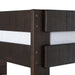 Elements International Vista Twin over Full Bunk Bed with Ladder in Brown - Faith Furniture (Manhattan, KS)