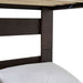 Elements International Vista Twin over Full Bunk Bed with Ladder in Brown - Faith Furniture (Manhattan, KS)