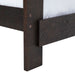 Elements International Vista Twin over Twin Bunk Bed with Ladder in Brown - Faith Furniture (Manhattan, KS)