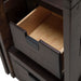 Elements International Vista Twin over Twin Bunk Bed with Staircase in Brown - Faith Furniture (Manhattan, KS)