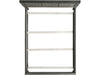 Elements International Wade King Bed in Gray - Faith Furniture (Manhattan, KS)