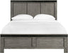Elements International Wade Twin Bed in Gray - Faith Furniture (Manhattan, KS)