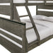 Elements International Wade Twin over Full Bunk Bed in Gray - Faith Furniture (Manhattan, KS)