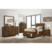 Elements International Warner Twin Storage Bed in Chesnut - Faith Furniture (Manhattan, KS)
