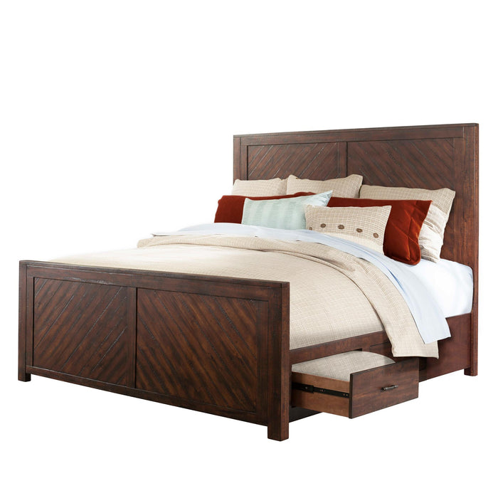 Jax Queen Platform Storage Bed - Faith Furniture (Manhattan, KS)