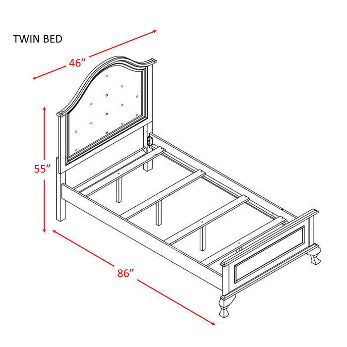 Jesse Twin Panel Bed - Faith Furniture (Manhattan, KS)