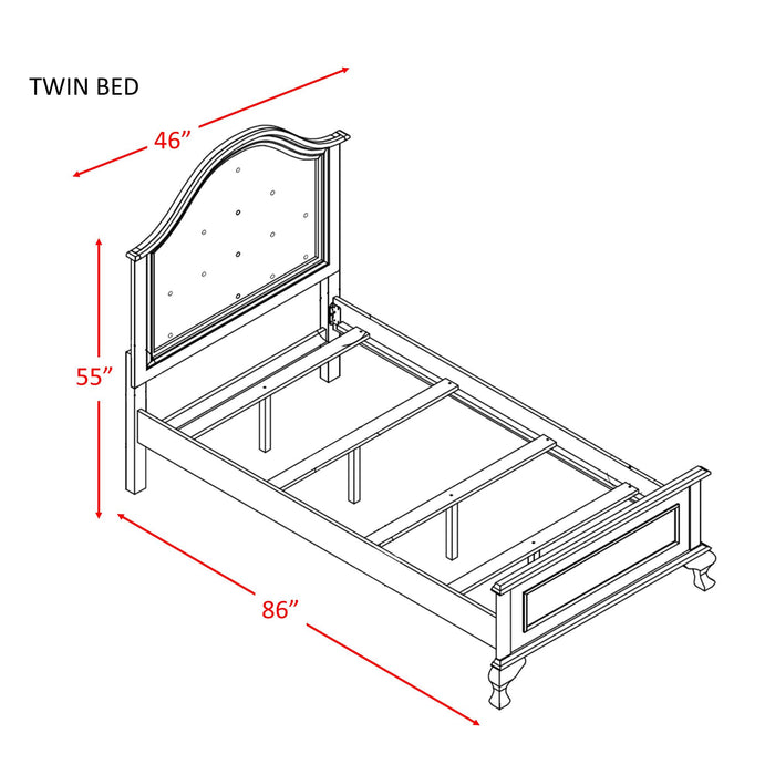 Jesse Twin Panel Bed w/ Trundle - Faith Furniture (Manhattan, KS)