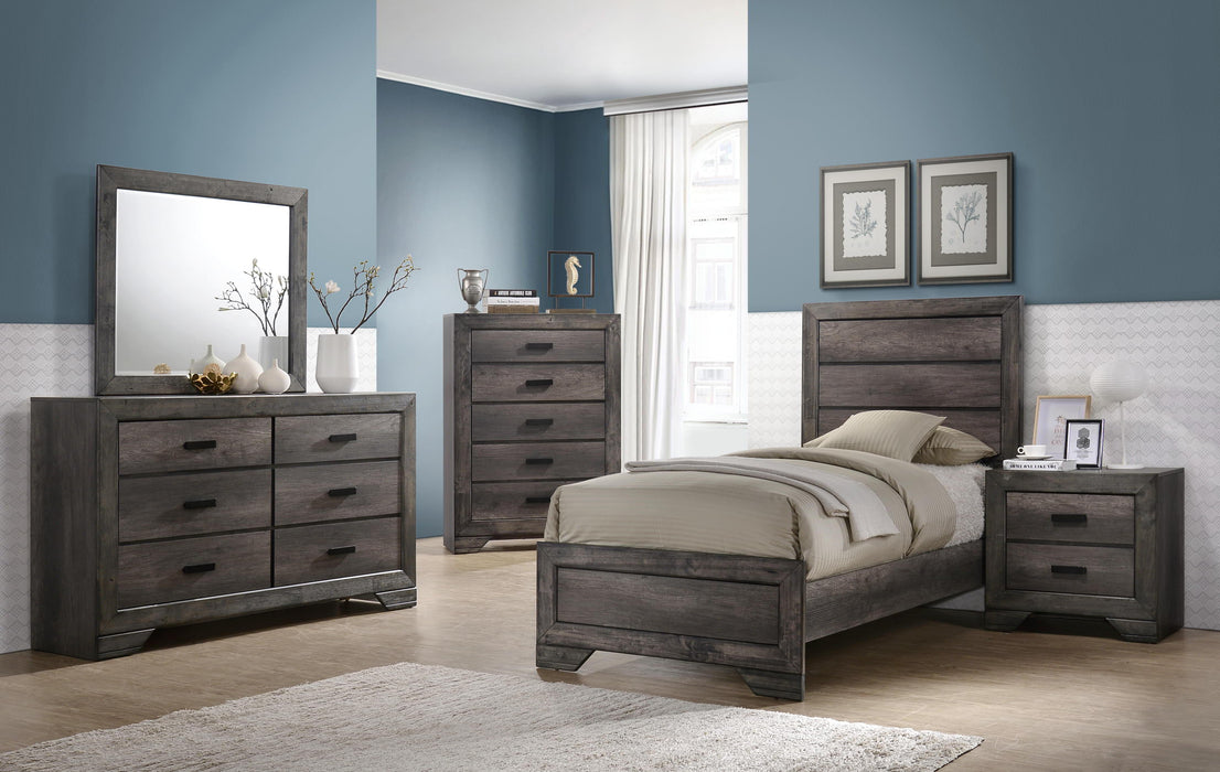 Nathan Youth Twin Panel Bed - Faith Furniture (Manhattan, KS)