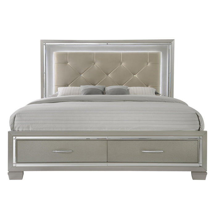 Platinum King Platform Storage Bed - Faith Furniture (Manhattan, KS)