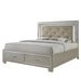 Platinum Queen Platform Storage Bed - Faith Furniture (Manhattan, KS)