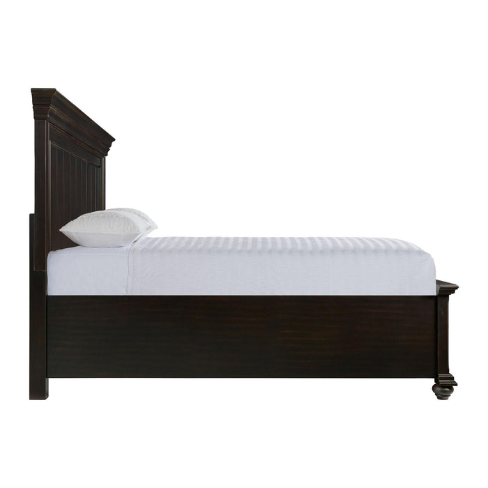 Slater King Platform Storage Bed in Black - Faith Furniture (Manhattan, KS)