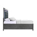 Titanium King Tufted Upholstered Storage Bed - Faith Furniture (Manhattan, KS)