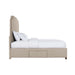 Harper King Upholstered Storage Bed - Faith Furniture (Manhattan, KS)