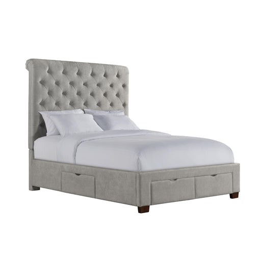 Waldorf Queen Upholstered Storage Bed - Faith Furniture (Manhattan, KS)