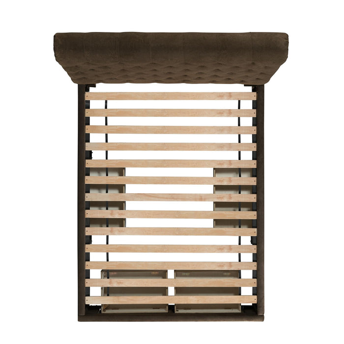 Waldorf Queen Upholstered Storage Bed - Faith Furniture (Manhattan, KS)