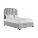 Harper Queen Upholstered Storage Bed - Faith Furniture (Manhattan, KS)