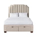 Harper Queen Upholstered Storage Bed - Faith Furniture (Manhattan, KS)