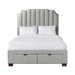Harper Queen Upholstered Storage Bed - Faith Furniture (Manhattan, KS)