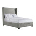 Magnolia Queen Upholstered Storage Bed - Faith Furniture (Manhattan, KS)