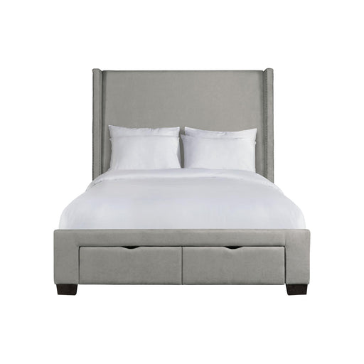 Magnolia Queen Upholstered Storage Bed - Faith Furniture (Manhattan, KS)