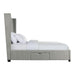Magnolia Queen Upholstered Storage Bed - Faith Furniture (Manhattan, KS)