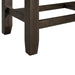 Elements International Colorado Counter Height Bench in Charcoal - Faith Furniture (Manhattan, KS)