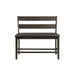 Elements International Mango Counter Height Bench in Dark Brown - Faith Furniture (Manhattan, KS)