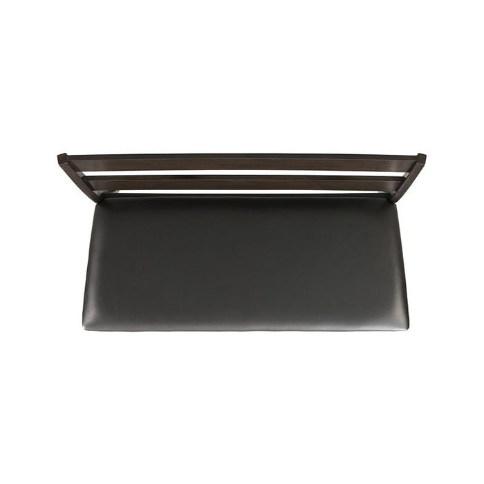 Elements International Mango Counter Height Bench in Dark Brown - Faith Furniture (Manhattan, KS)