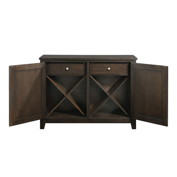 Elements International Mango Server in Dark Brown - Faith Furniture (Manhattan, KS)