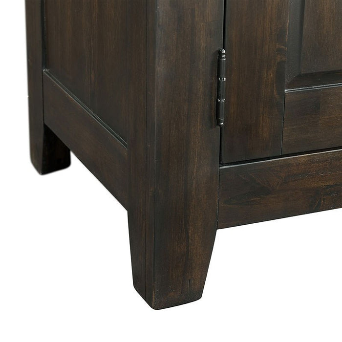 Elements International Mango Server in Dark Brown - Faith Furniture (Manhattan, KS)