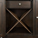 Elements International Mango Server in Dark Brown - Faith Furniture (Manhattan, KS)