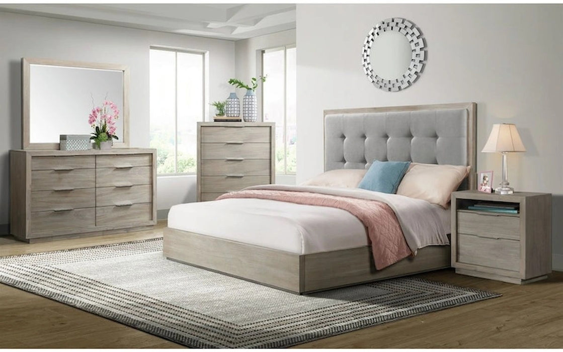 Elements International Arcadia Chest in Grey - Faith Furniture (Manhattan, KS)