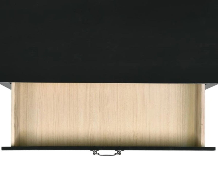 Elements International Louis Philippe Chest in Black - Faith Furniture (Manhattan, KS)