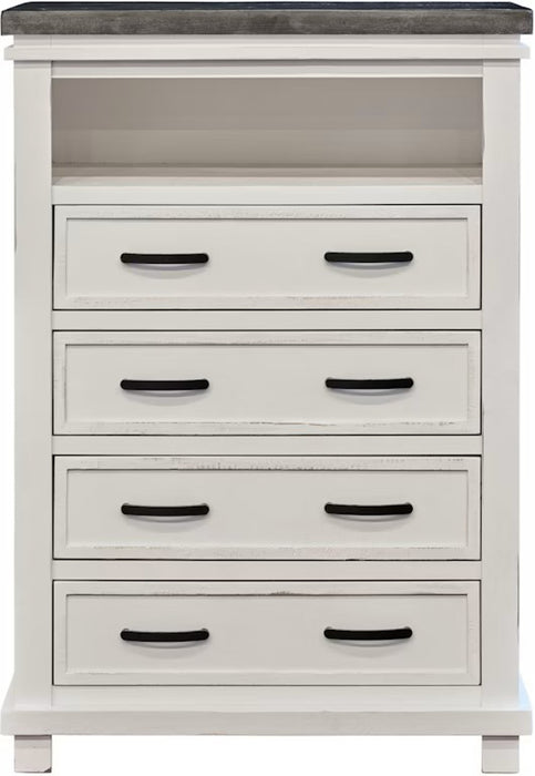 Elements International Madison Chest in White - Faith Furniture (Manhattan, KS)