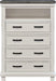 Elements International Madison Chest in White - Faith Furniture (Manhattan, KS)