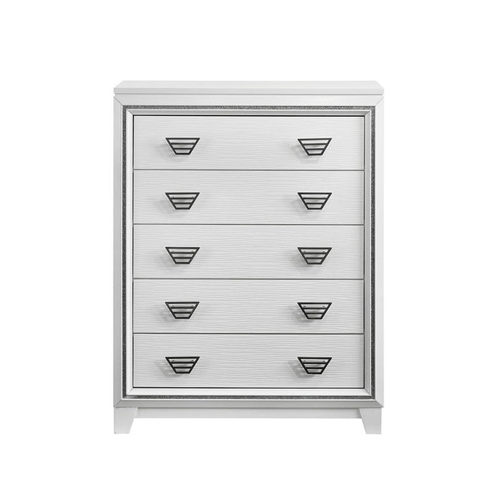 Elements International Moondance Chest in White - Faith Furniture (Manhattan, KS)
