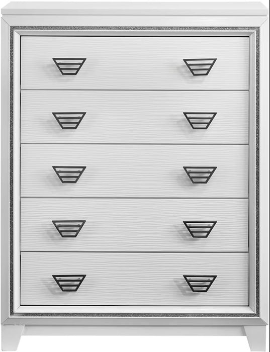 Elements International Moondance Chest in White - Faith Furniture (Manhattan, KS)